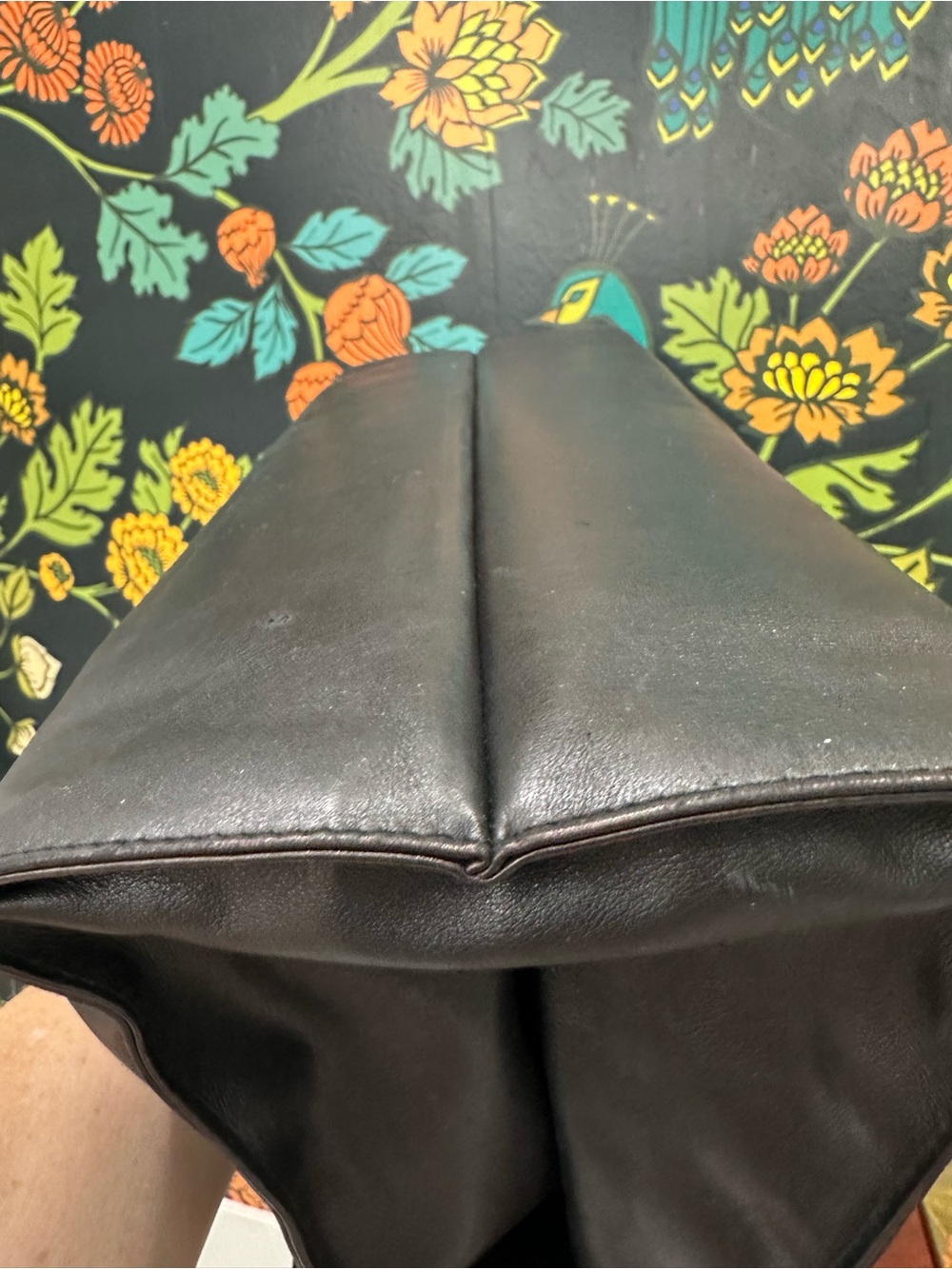 Valentino Garavani Les Sacs Black Nappa Leather Shopper Tote Made In Italy - Picture 11 of 13